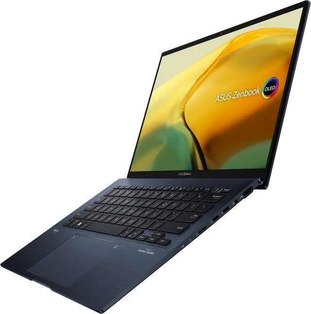 Alt view image 9 of 17 - ASUS 14" Zenbook OLED Laptop - 2.8K resolution - Intel Core i9-13900H - 16GB Memory - 1TB M.2 NVMe PCIe 4.0 SSD - Windows 11 - Ponder Blue - UX3402VA-DS94 - Intel Evo Edition