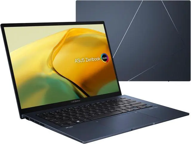 Alt view image 17 of 17 - ASUS 14" Zenbook OLED Laptop - 2.8K resolution - Intel Core i9-13900H - 16GB Memory - 1TB M.2 NVMe PCIe 4.0 SSD - Windows 11 - Ponder Blue - UX3402VA-DS94 - Intel Evo Edition