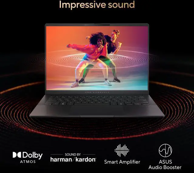 Alt view image 16 of 16 - ASUS Vivobook S 14" Copilot+ PC Laptop AMD Ryzen AI 9 365  24 GB LPDDR5X Memory 512 GB PCIe SSD AMD Radeon 880M Windows 11 Home 64-bit M5406WA-DS76
