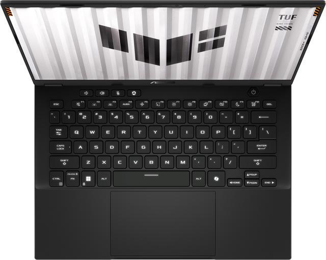 Alt view image 3 of 10 - ASUS TUF Gaming A14 FA401UV-DB74 Gaming Laptop, 14' IPS Display AMD Ryzen 7 8845HS 16GB RAM 1TB SSD, NVIDIA GeForce RTX 4060 Graphics, Windows 11 Home