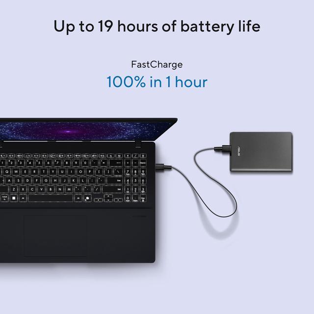 Alt view image 10 of 19 - ASUS VivoBook 16.0" Laptop Qualcomm Snapdragon X X1-26-100 16GB RAM 512 GB PCIe SSD Windows 11 Home X1607QA-DS54