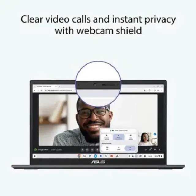 Alt view image 10 of 14 - ASUS Chromebook Intel Core 3 N355 8GB Memory 128 GB SSD 14.0" Non-Touch Screen Chrome OS CX1405CTA-DS31-CB