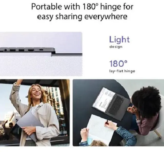 Alt view image 12 of 14 - ASUS Chromebook Intel Core 3 N355 8GB Memory 128 GB SSD 14.0" Non-Touch Screen Chrome OS CX1405CTA-DS31-CB