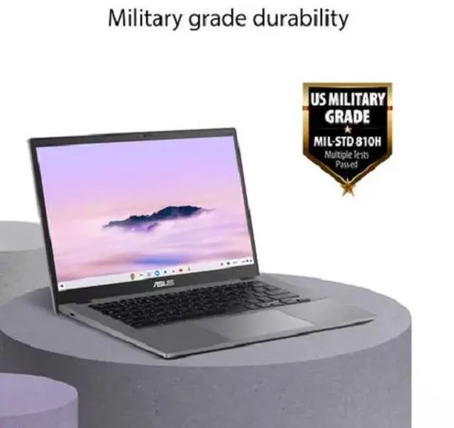 Alt view image 13 of 14 - ASUS Chromebook Intel Core 3 N355 8GB Memory 128 GB SSD 14.0" Non-Touch Screen Chrome OS CX1405CTA-DS31-CB