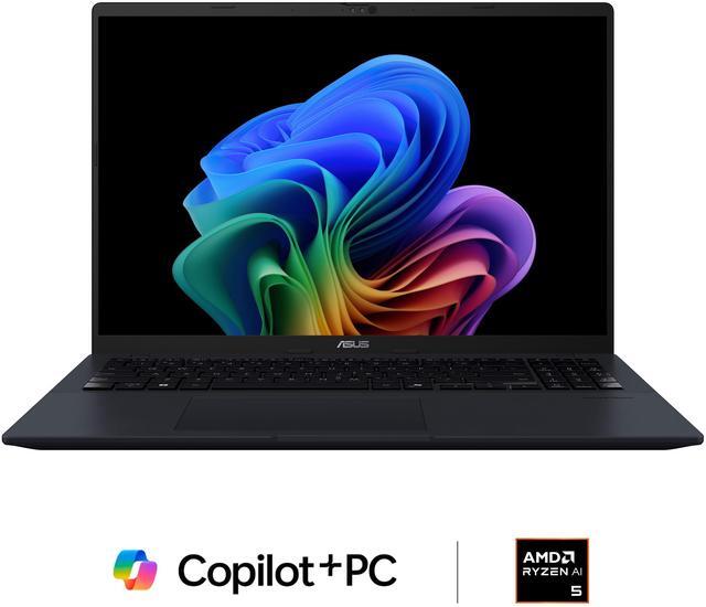 Alt view image 13 of 12 - ASUS VivoBook 16" Copilot+ PC Laptop AMD Ryzen AI 5 340 16GB Memory 512 GB NVMe SSD AMD Radeon 840M Windows 11 Home M1607KA-DS54