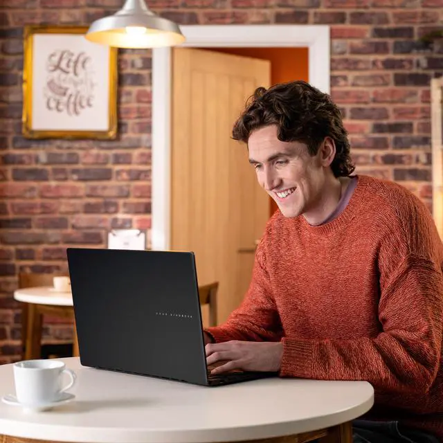 Alt view image 10 of 10 - ASUS Vivobook S16 16" Copilot+ PC Laptop AMD Ryzen AI 7 350 16GB Memory 1 TB NVMe SSD AMD Radeon 860M 1 Windows 11 Home M5606KA-DS76