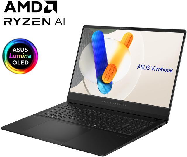 Alt view image 3 of 17 - ASUS Vivobook S 15.6" 3K OLED Copilot+ PC AMD Ryzen AI 9 HX 370 32GB Memory 1TB SSD AMD Radeon 890M Windows 11 Home M5506WA-DS96