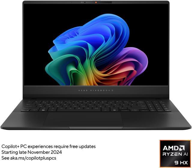 Alt view image 9 of 17 - ASUS Vivobook S 15.6" 3K OLED Copilot+ PC AMD Ryzen AI 9 HX 370 32GB Memory 1TB SSD AMD Radeon 890M Windows 11 Home M5506WA-DS96