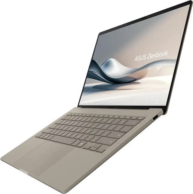 Alt view image 2 of 10 - ASUS Laptop Zenbook A14 16GB Memory 512 GB NVMe SSD Integrated Graphics 14.0" Non-Touch Screen Windows 11 Home UX3407QA-DS52-CA