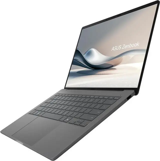 Alt view image 2 of 4 - ASUS Laptop Zenbook A14 Qualcomm Snapdragon X X1-26-100 32GB Memory 1TB M.2 NVMe PCIe 4.0 SSD Qualcomm Adreno GPU 14.0" Non-Touch Screen Windows 11 Home UX3407QA-DS51-CA