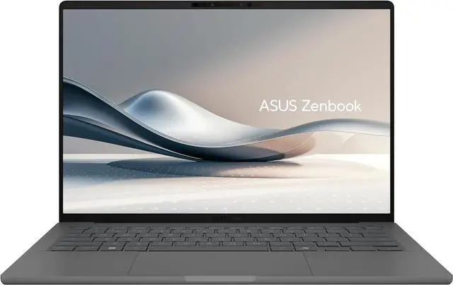Main image of ASUS Laptop Zenbook A14 Qualcomm Snapdragon X X1-26-100 32GB Memory 1TB M.2 NVMe PCIe 4.0 SSD Qualcomm Adreno GPU 14.0" Non-Touch Screen Windows 11 Home UX3407QA-DS51-CA