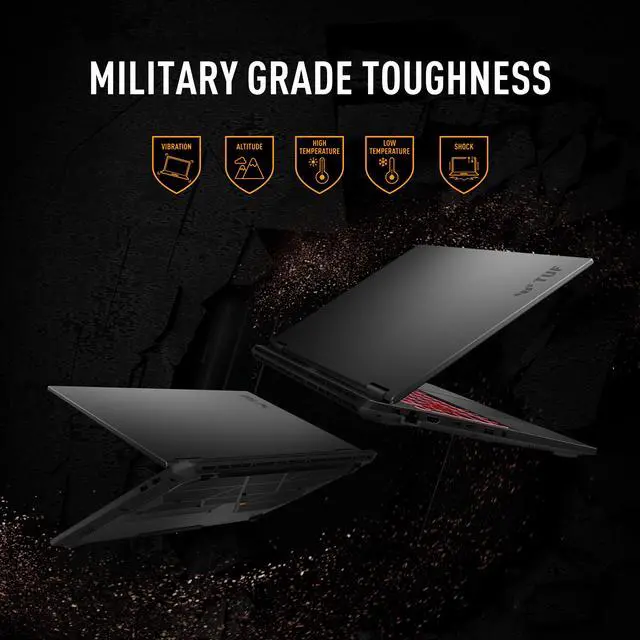 Alt view image 8 of 12 - ASUS TUF Gaming A16 - 16" GeForce RTX 5060 Laptop GPU - AMD Ryzen 7 260 - 16GB Memory - 512 GB NVMe SSD - Windows 11 Home - Gaming Laptop - 165 Hz IPS (FA608UM-NS73 )