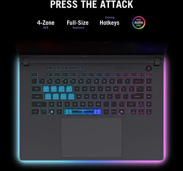 Alt view image 13 of 14 - ASUS ROG Strix G16 - 16" GeForce RTX 5060 Laptop GPU - Intel Core Ultra 9 275HX  - 32GB Memory - 1 TB NVMe SSD - Windows 11 Home - Gaming Laptop - 240 Hz IPS (G615LM-DS96 )