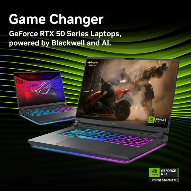 Alt view image 14 of 14 - ASUS ROG Strix G16 - 16" GeForce RTX 5060 Laptop GPU - Intel Core Ultra 9 275HX  - 32GB Memory - 1 TB NVMe SSD - Windows 11 Home - Gaming Laptop - 240 Hz IPS (G615LM-DS96 )