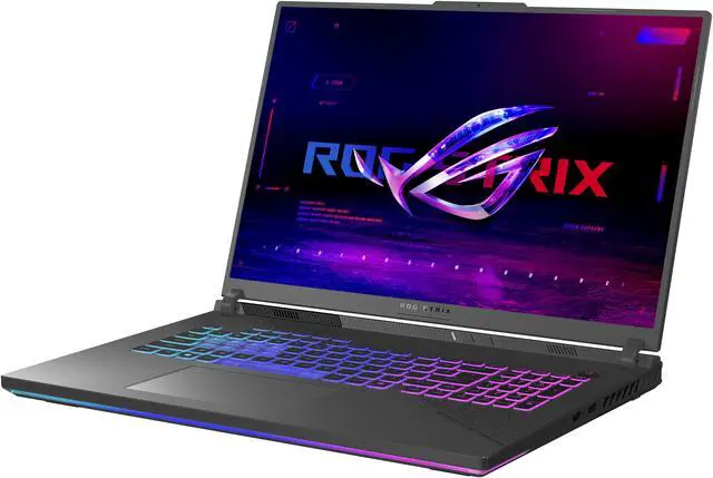Alt view image 2 of 5 - ASUS ROG Strix G18 (2025) Gaming Laptop, 18” ROG FHD+ 16:10 144Hz, NVIDIA® GeForce RTX™ 5050, AMD Ryzen™ 9 8940HX, 16GB DDR5-5200Mhz, 1TB PCIe Gen 4 SSD, Wi-Fi 6E, Windows 11 Home (G814PH-ES94 )