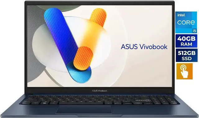 Main image of ASUS VivoBook 15.6" TouchScreen Intel Core i5-1334U 40GB Memory 512 GB SSD Windows 11 Home