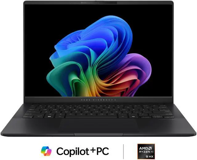 Alt view image 2 of 11 - ASUS Vivobook S14 Laptop, Copilot+ PC AMD Ryzen AI 9 HX 370 32GB RAM 1TB SSD (M5406WA-BS99)