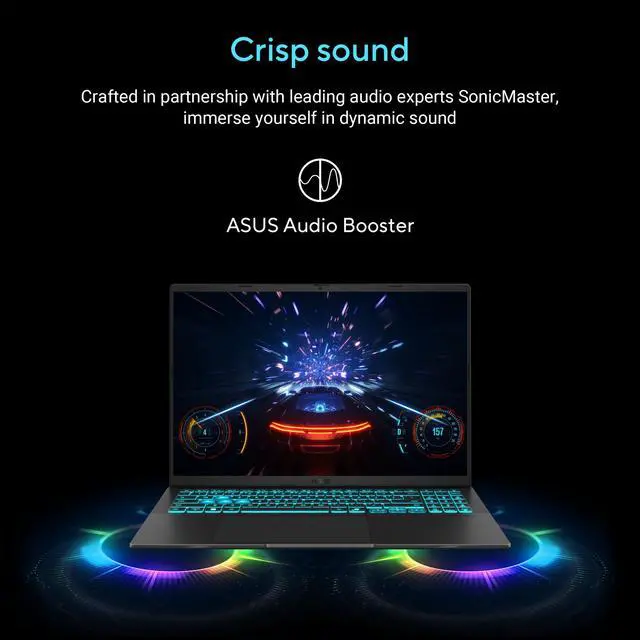 Alt view image 8 of 9 - ASUS - Vivobook V16 RTX 16" Laptop Intel Core 7 240H GeForce RTX 5060 16GB RAM 512 GB SSD Windows 11 Home (V3607VM-ES74)
