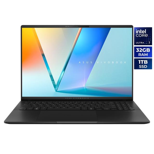 ASUS Vivobook S16 Copilot AI PC Laptop | 16 2.8k OLED 120Hz | Intel Core Ultra 9 285H | 32GB RAM 1TB SSD | RGB Backlit For Creator Designer Business Professional Win11