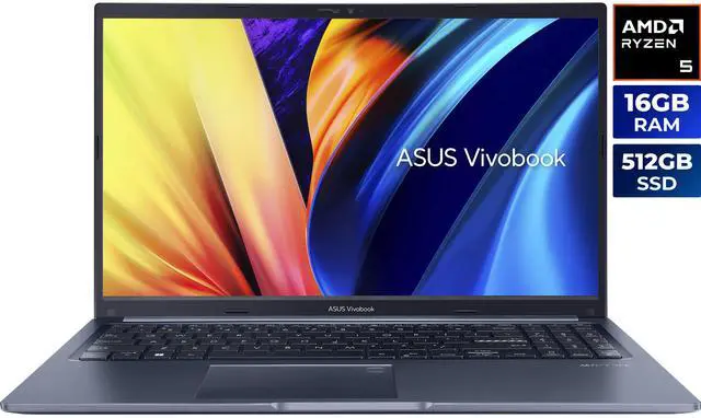 ASUS Vivobook 15 Laptop AMD Ryzen 5 7430U 16GB RAM - 512GB SSD - Windows 11 Home (M1502YA-BS51)