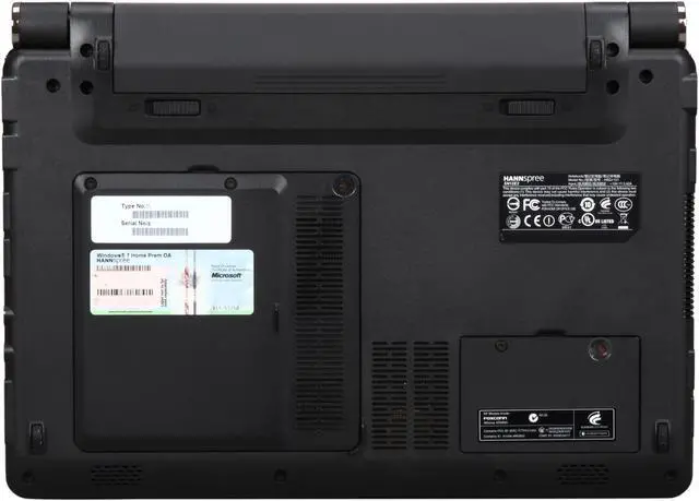Alt view image 7 of 8 - Hannspree Laptop Intel Pentium SU4100 2GB Memory 320GB HDD Intel GMA 4500MHD 12.1" Windows 7 Home Premium SN12E23BUP212