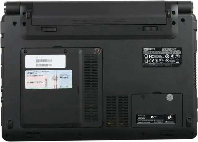 Alt view image 7 of 7 - Hannspree Laptop Intel Pentium SU4100 2GB Memory 320GB HDD Intel GMA 4500MHD 12.1" Windows 7 Home Premium SN12E238UP212