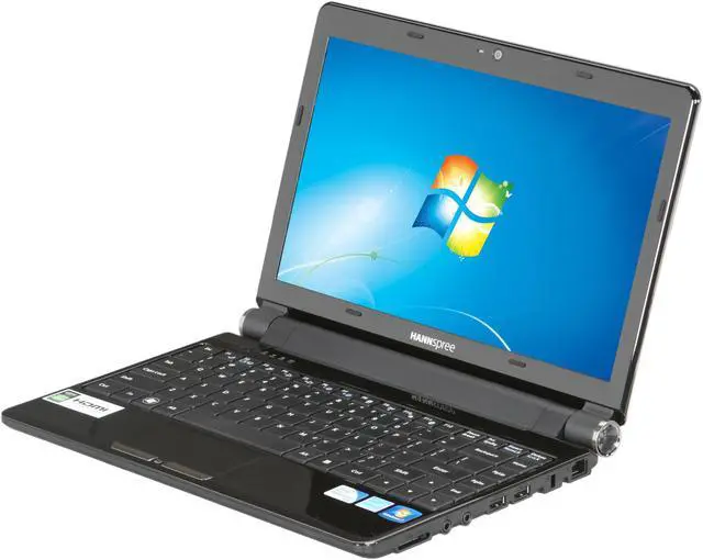Main image of Hannspree 12.1" Intel Pentium SU4100 2GB Memory DDR3 800 Windows 7 Home Premium SN12E2487P
