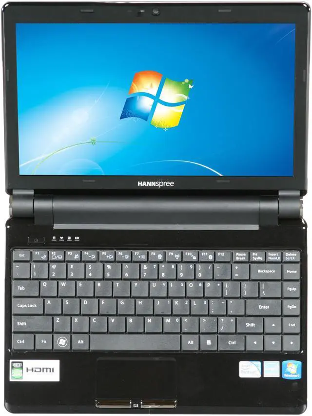 Alt view image 6 of 8 - Hannspree 12.1" Intel Pentium SU4100 2GB Memory DDR3 800 Windows 7 Home Premium SN12E2487P