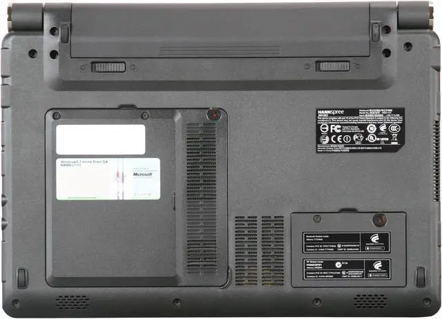 Alt view image 7 of 8 - Hannspree Laptop Intel Pentium SU4100 2GB Memory 320GB HDD Intel GMA 4500MHD 12.1" Windows 7 Home Premium SN12E24B7P