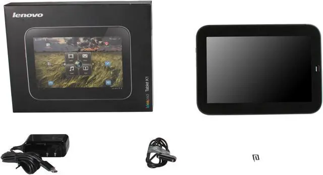 Alt view image 8 of 8 - lenovo IdeaPad K1 (130422U) Tablet - Black NVIDIA Tegra 2 1.00GHz 10.1" 1GB LPDDR2 Memory LPDDR2 600MHz 32GB Flash NVIDIA ULP GeForce