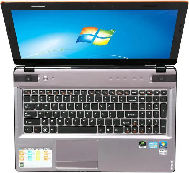 Alt view image 6 of 8 - Lenovo Laptop IdeaPad Intel Core i7-2630QM 6GB Memory 750GB HDD NVIDIA GeForce GT 555M 15.6" Windows 7 Home Premium 64-bit Y570 (08622KU)