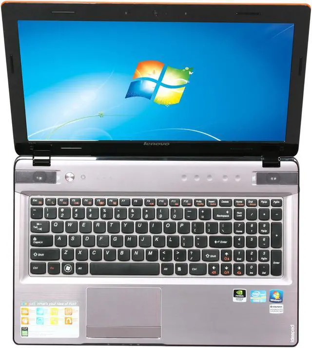 Alt view image 6 of 8 - Lenovo Laptop IdeaPad Intel Core i5-2410M 4GB Memory 750GB HDD NVIDIA GeForce GT 555M 15.6" Windows 7 Home Premium 64-bit Y570 (08622MU)