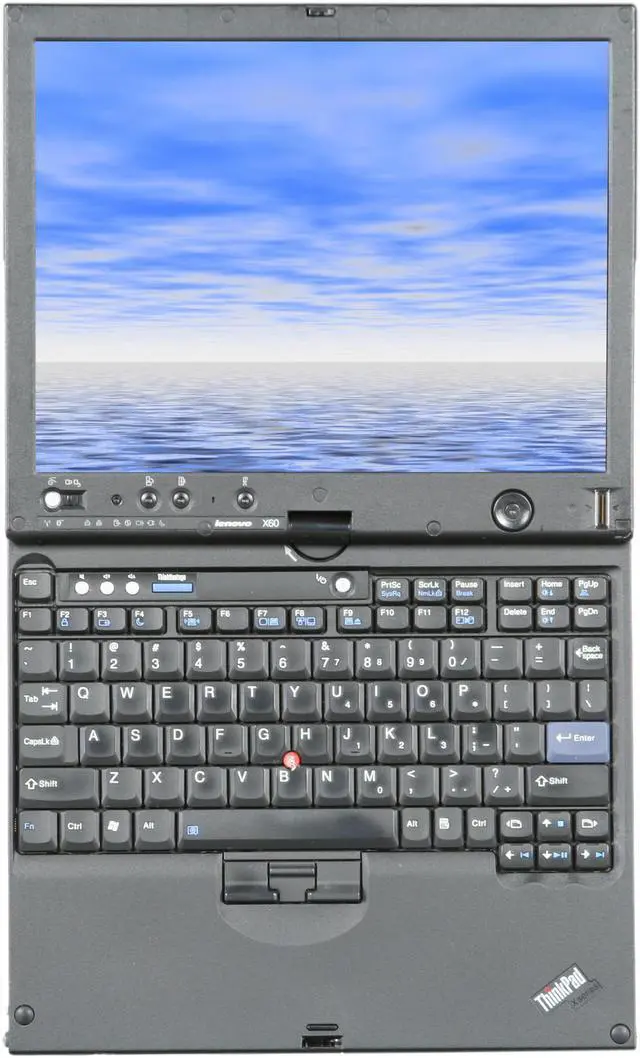 Alt view image 7 of 9 - Lenovo X Series X60 (6363-85U) 1GB Memory 12.1" 1024 x 768 Tablet PC Windows XP Tablet PC Edition