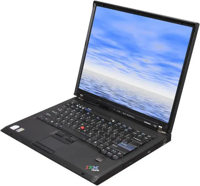 Main image of ThinkPad T Series T60 Notebook Intel Core Duo T2400(1.83GHz) 15" 1GB Memory DDR2 60GB HDD 5400rpm DVD/CD-RW Combo W/Docking Station