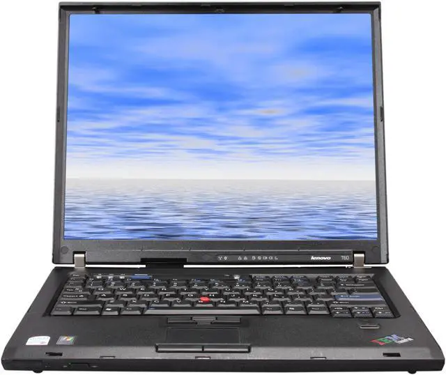 Alt view image 5 of 11 - ThinkPad T Series T60 Notebook Intel Core Duo T2400(1.83GHz) 15" 1GB Memory DDR2 60GB HDD 5400rpm DVD/CD-RW Combo W/Docking Station