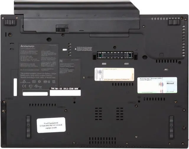 Alt view image 8 of 9 - ThinkPad Laptop 2.00GHz 2GB Memory 80GB HDD 14.1" Windows XP Professional T61/2.0/2G/80G/XPP