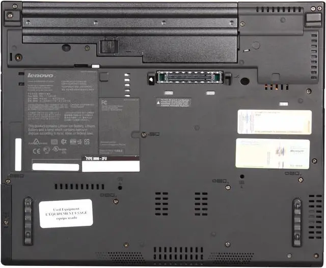 Alt view image 7 of 11 - ThinkPad Notebook with Docking Station 2.00GHz 2GB Memory 80GB HDD 14.1" Windows XP Professional T61