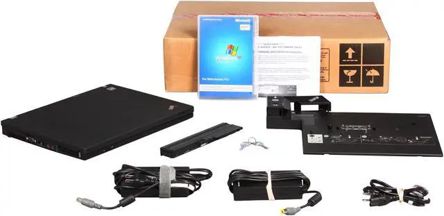 Alt view image 11 of 11 - ThinkPad Notebook with Docking Station 2.00GHz 2GB Memory 80GB HDD 14.1" Windows XP Professional T61