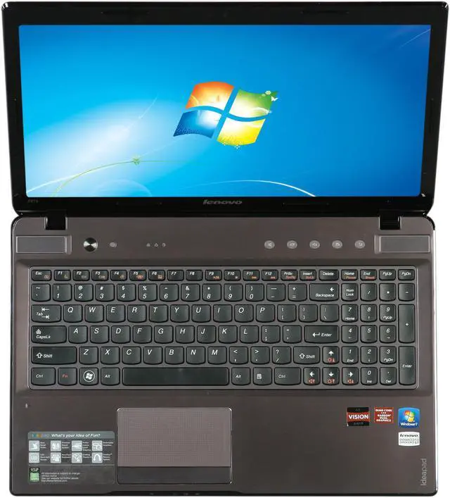 Alt view image 6 of 8 - Lenovo Laptop IdeaPad AMD A6-3420M 6GB Memory 500GB HDD AMD Radeon HD 6650M 15.6" Windows 7 Home Premium 64-Bit Z575 (12992PU)