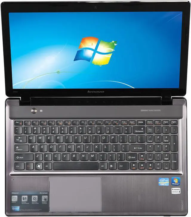 Alt view image 6 of 8 - Lenovo Laptop IdeaPad Intel Core i7-3520M 4GB Memory 500GB HDD Intel HD Graphics 4000 15.6" Windows 7 Home Premium 64-Bit Z580 (215129U)
