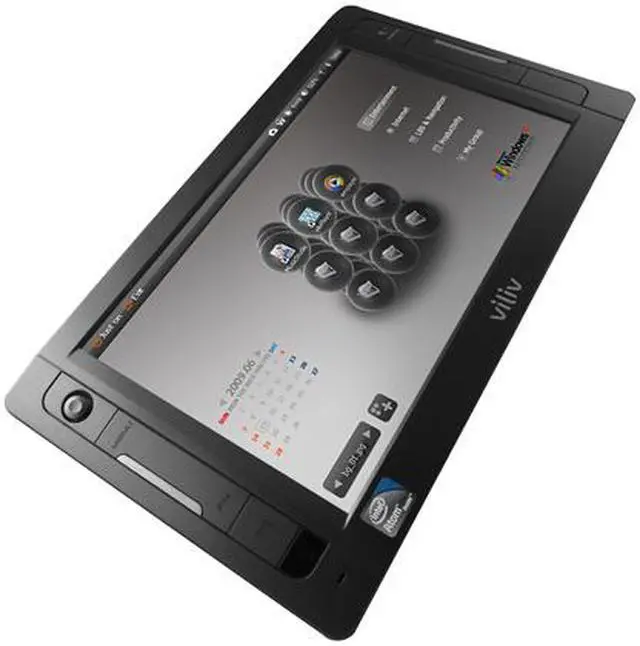 Alt view image 2 of 9 - Viliv X70EX Premium P Black Intel Atom Z520(1.33 GHz) 7" WSVGA 1GB Memory 32GB SSD Netbook