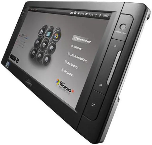 Alt view image 3 of 9 - Viliv X70EX Premium P Black Intel Atom Z520(1.33 GHz) 7" WSVGA 1GB Memory 32GB SSD Netbook