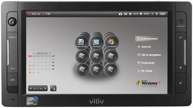 Main image of Viliv X70EX Premium P Black Intel Atom Z520(1.33 GHz) 7" WSVGA 1GB Memory 32GB SSD Netbook