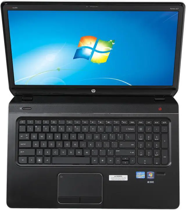 Alt view image 6 of 8 - HP Laptop Pavilion Intel Core i7-3610QM 8GB Memory 750GB HDD Intel HD Graphics 4000 17.3" Windows 7 Home Premium 64-Bit dv7-7135us