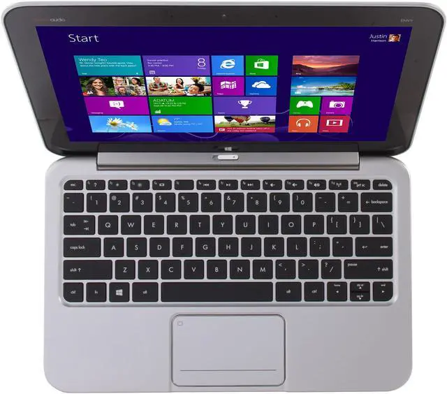 Alt view image 6 of 9 - HP Intel Atom Z2760 2GB Memory 64 GB SSD Intel GMA 11.6" Touch Screen 1366 x 768 Ultrabook Windows 8 11-g010nr