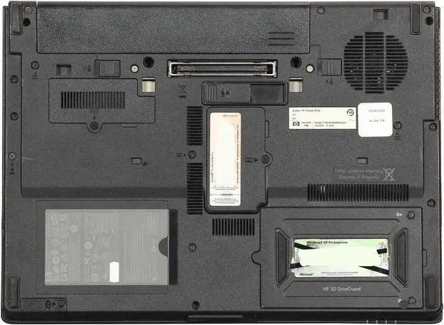 Alt view image 7 of 8 - HP Laptop 2.00GHz 2GB Memory 80GB HDD VGA: Yes 14.1" Windows 7 Professional 6910P