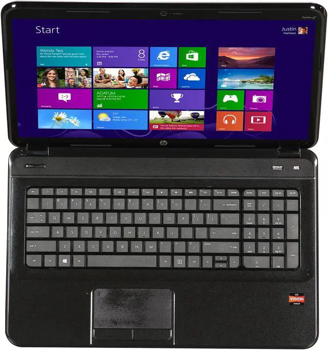 Alt view image 6 of 8 - HP Laptop AMD A6-4400M 6GB Memory 500GB HDD AMD Radeon HD 7520G 17.3" Windows 8 g7-2246nr