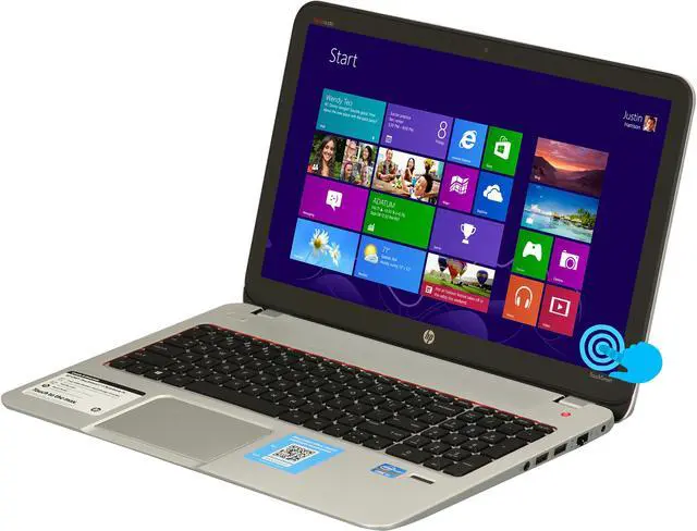 Main image of HP Laptop TouchSmart Intel Core i5-3230M 8GB Memory 750GB HDD Intel HD Graphics 4000 15.6" Touch Screen Windows 8 15-j040us