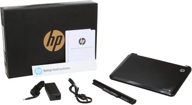 Alt view image 8 of 8 - HP Pavilion 14-c050nr Intel Celeron 847(1.1GHz) 14" 4GB Memory 16GB SSD Intel HD Graphics Chromebook