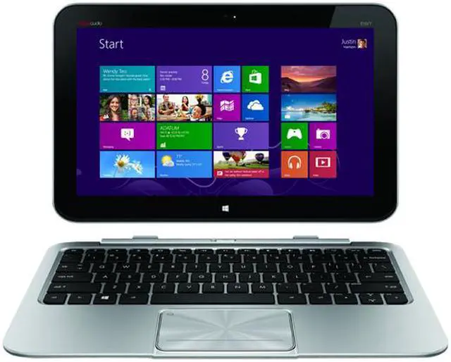 Alt view image 2 of 3 - HP ENVY x2 Intel Atom Z2760 2GB Memory 64GB SSD HDD Intel GMA Touch Screen 1366 x 768 Convertible Laptop Windows 8 11-g010nr